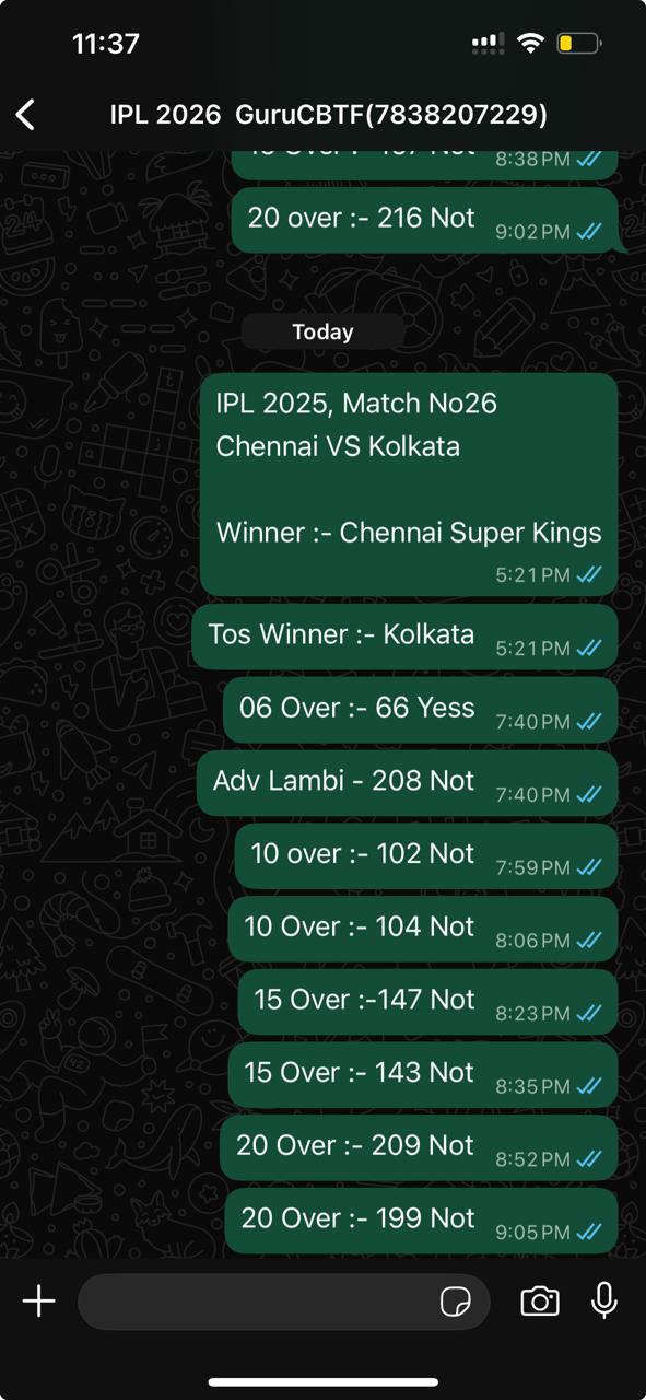 IPL 2026, Match No.22:- Chennai Super Kings VS Kolkata Knight Riders