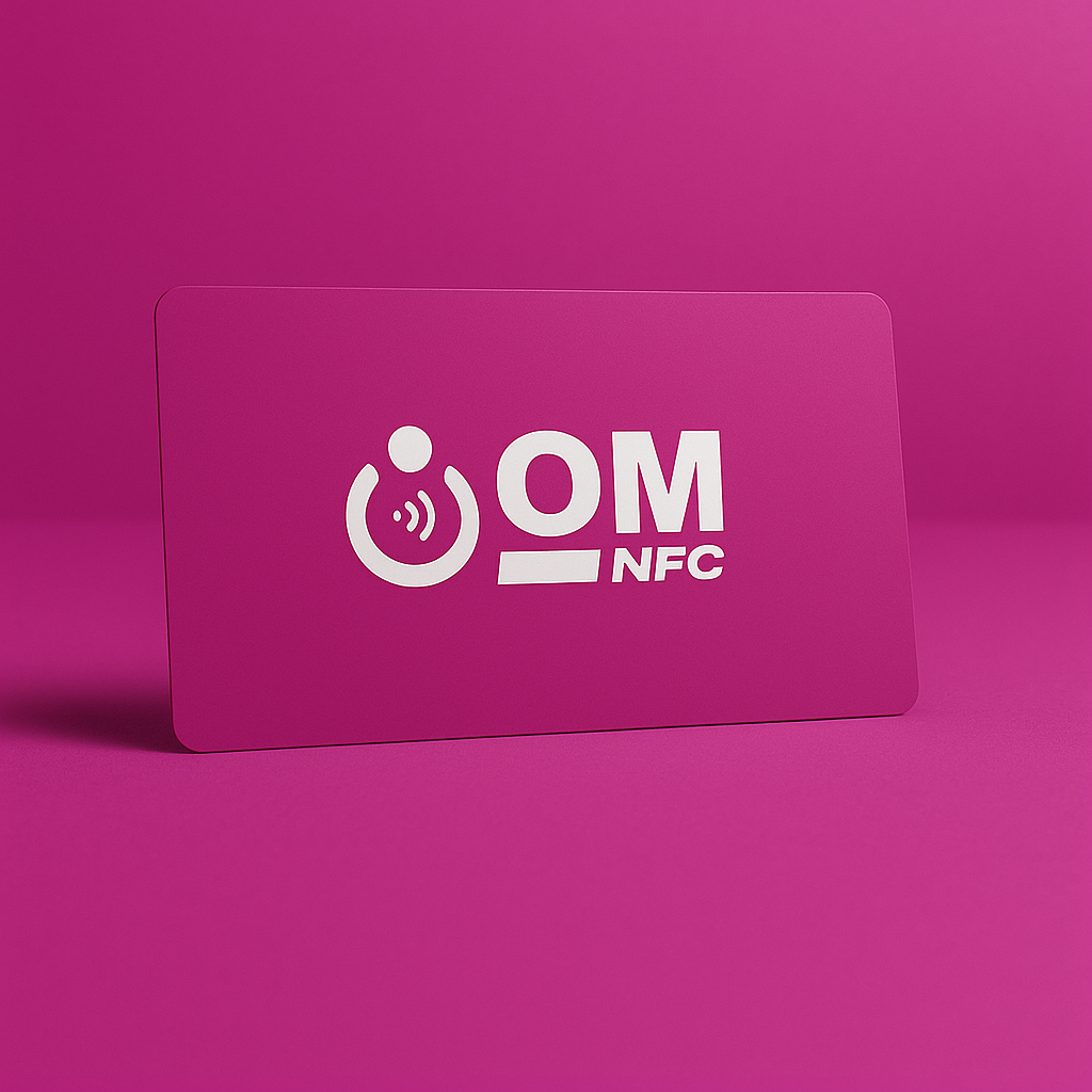Matte Pink PVC Card